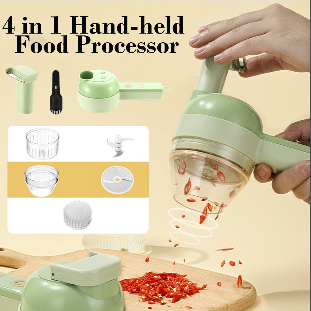 4-in-1 Kitchen Electric Cutter Set