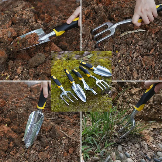 Ergonomic Garden Hand Tool Set - Cultivate with Comfort